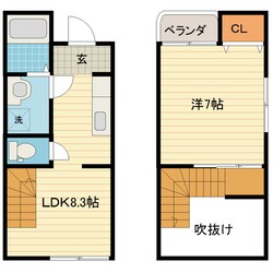 ステンドハウスＡの物件間取画像